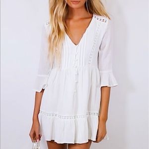 Princess Polly Chlo Mini Dress White